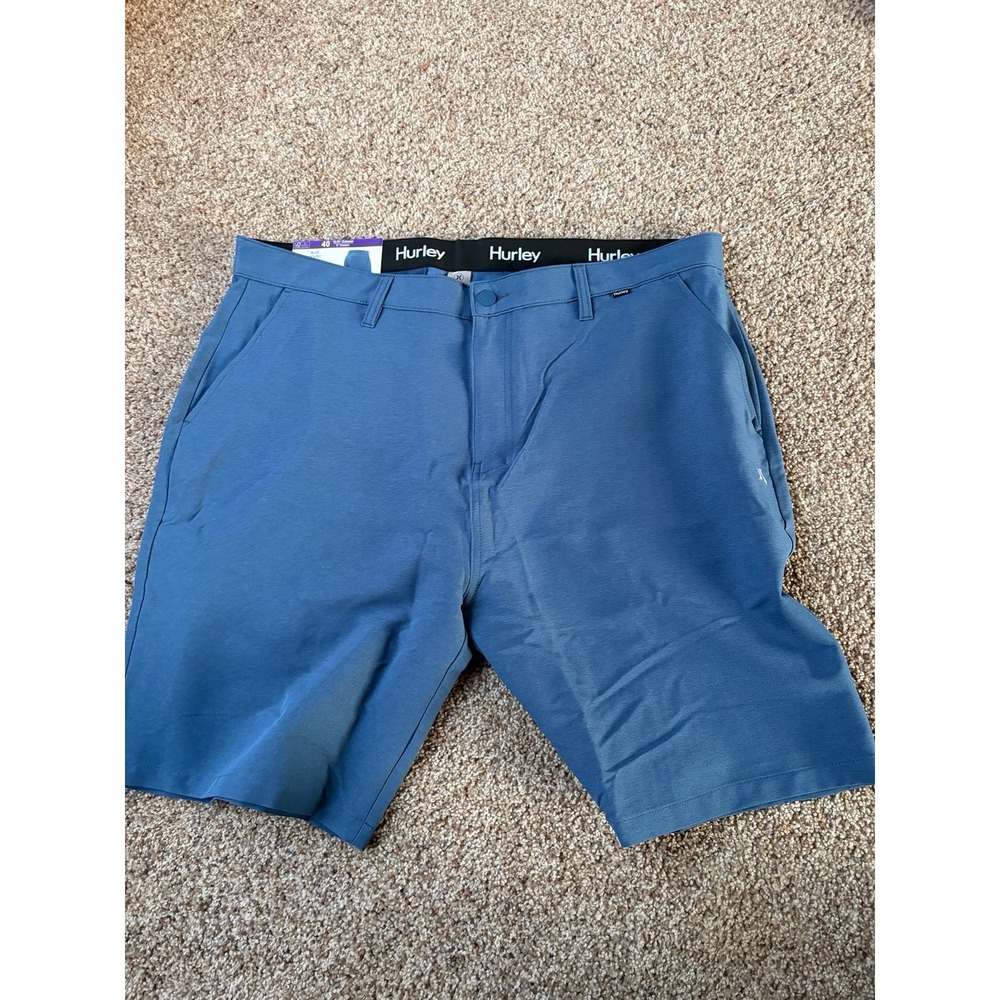 NWT Men's Hurley stretch blue walking shorts size 40